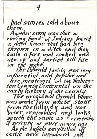 Kenneth Oswald Schmidt's calligraphy copy of a letter to all the great grandchildren — page 4 of 7