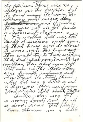 Kenneth Oswald Schmidt's cursive draft of a letter to all the great grandchildren — page 3 of 7