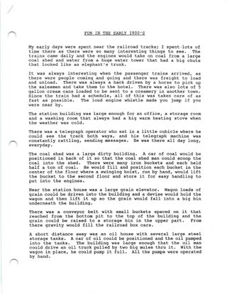 Scan of fun in the early 1900s — page 1 of 2