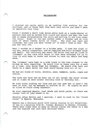 Scan of railroading — page 1 of 3