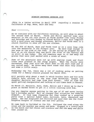 Scan of schmidt brothers reunion 1979 — page 1 of 2
