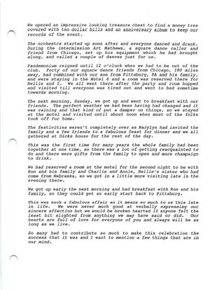 Scan of our surprise 50th wedding anniversary — page 2 of 3